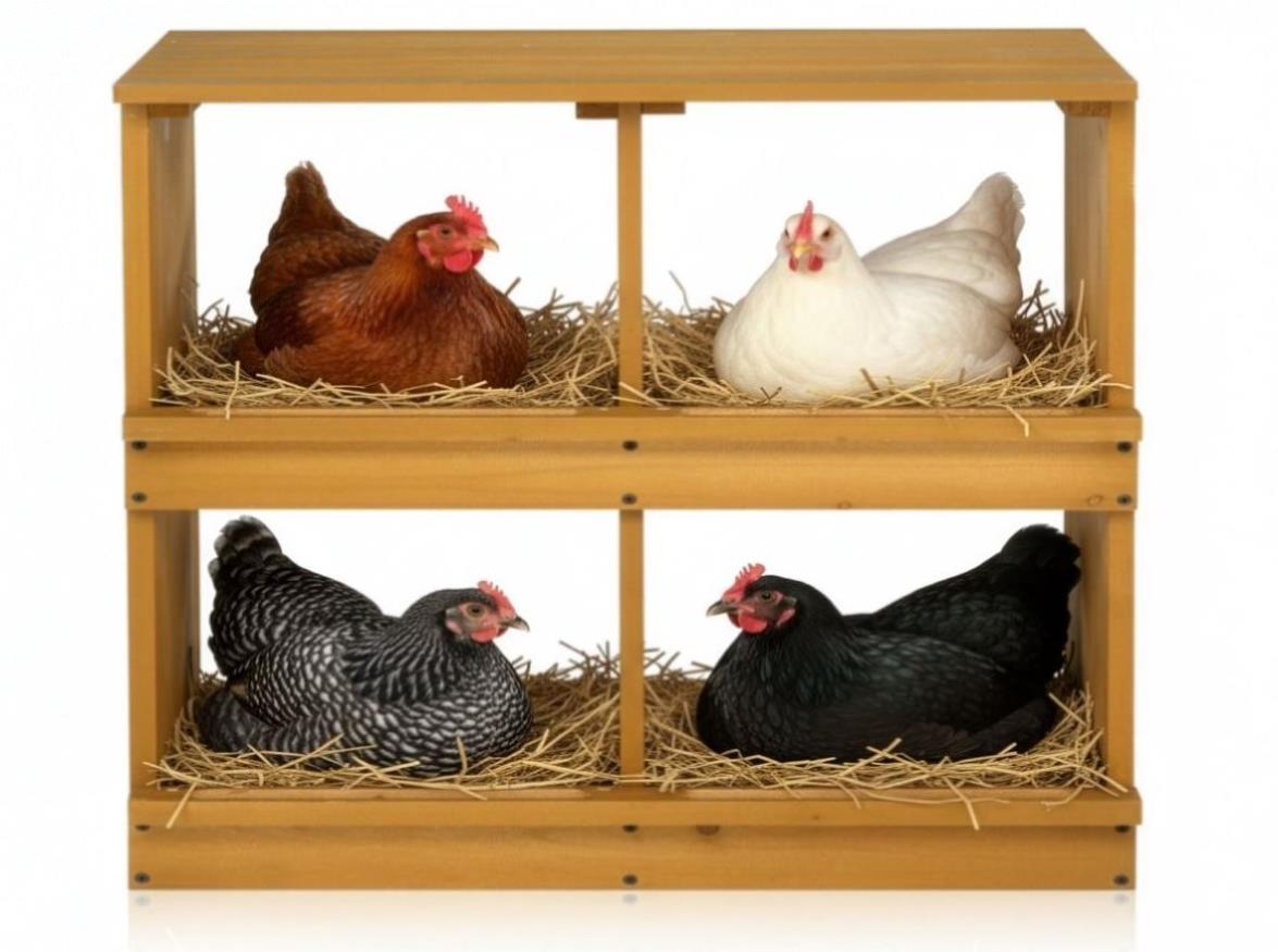 Small Nesting Box Nesting Boxes for Chickens, Wooden Chicken Nesting Box, Laying Eggs Ne ...
