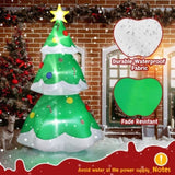 ZNTS 6.9 FT Lighted Christmas Inflatable Decoration, Inflatable Christmas Tree, Blow Up Yard Decorations 56140561