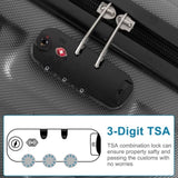 Vertical pattern four-in-one universal wheel with handle trolley case 16in 20in 24in 28in ABS 28403216