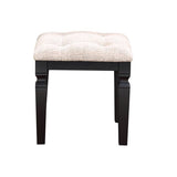 Luxurious Majestic Classic Black Color Vanity w Stool 3- Storage Drawers 1pc Bedroom Furniture B011111849