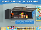 Wall Mounted Tool Storage Cabinet,Heavy Duty Steel Metal Garage Storage Cabinet for Garage 69625930