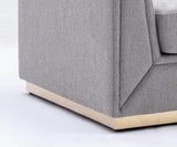 Grey Accent Chair with Cushion B062P209168