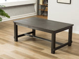 Lotusville Antique Black Finish Rectangular Wood Dining Table T2574P165162