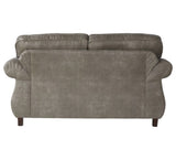 Leinster Faux Leather Upholstered Nailhead Sofa and Loveseat Set T2574P196955