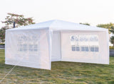 3 x 3m Three Sides Waterproof Tent with Spiral Tubes White 35496508