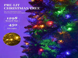 Prelit Pencil Christmas Tree, 9ft Premium Artificial Tree, Warm White Lights & Multi-color Realistic W2773P524790