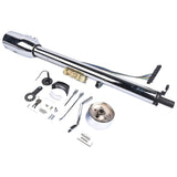 32" Chrome Stainless Tilt Steering Column with Key Auto Hot Rod R91004C-32" 66328629