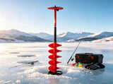 Nylon Ice Auger Drill Bit with Extension Rod & Drill Adapter for Ice Fishing 20579853