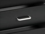 3-Drawer Chest with Textured Finish Drawer Dresser 22.05*12.99*25.98in Black 56794747