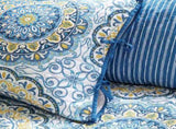 6 Piece Reversible Daybed Cover Set Blue Daybed B035129064