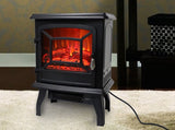 SF507-17 17 inch 1400w Freestanding Fireplace Fake Wood/Single Color/Heating Wire/A Rocker Flame 86300249