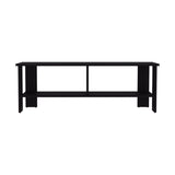 Navia 47" Wide Tv Stand with Two Shelves, for Living room, Bedroom, Entertainment Black Wengue B200P286939