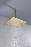 ZNTS High Pressure Rain Shower Head, Ultra-Thin Showerhead 304 Stainless Steel Waterfall Shower with W928123462
