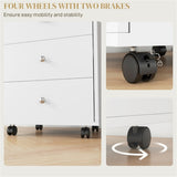 Bathroom Storage Cabinet-White 82931240