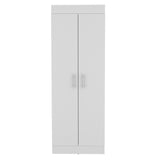 Nepal Pantry Cabinet, Space-Efficient 2-Door Design with Multiple Shelves B070P173199