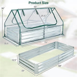 Mini garden bed Silver 07307019