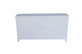60"White Accent with 4 Doors, Rustic Wood Sideboard Pantry - Versatile Buffet W2295P306910