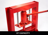 6-Ton Hydraulic Shop Press with Press Plates, H-Frame Garage Benchtop Press, Adjustable Working 64017581