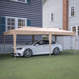 ZNTS 10'x20'Pop Up Canopy Outdoor Portable Party Folding Tent with 6 Removable Sidewalls + Carry Bag + 88152555