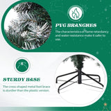 7.5 FT Artificial Snow Tipped Christmas Tree with DIY 350 Warm Lights Remote Control, Hinged Xmas 88889433
