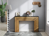 47in Modern Wood Console Table , Entryway Table, Sofa Table - Rustic & Contemporary Design W3123P333722