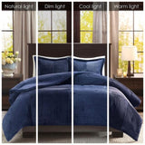 King/Cal King Plush Down Alternative Comforter Set B03595070