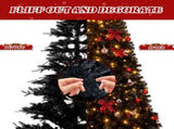 7.5 FT Artificial Christmas Tree with DIY 350 Warm White LED Lights, Hinged Xmas Pine Tree with Tree 47530637