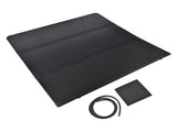 Matte Black Hard Tri-Fold Truck Bed Cover, 5FT Waterproof Tonneau Cover with LED Replacement for 82794751