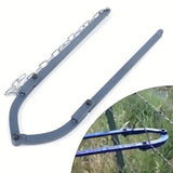 Fence Fixer Repair Tool Malleable Cast Iron Chain Crimping Strainer for Home Garden 48890620
