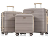 Premium ABS Travel Luggage Set , 3-Piece TSA Lock Suitcase Ensemble 20, 24, and 28 Inch Sizes N726P296022B