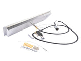 30x10-inch Fire Pit Pan Stainless Steel Fire Pit Burner Kit Rectangular Indoor or Outdoor 13082707