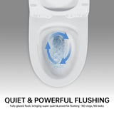 1.1/1.6 GPF Elongated Comfort Height Floor Mounted One-Piece Toilet, CUPC Certified, WaterSense B2724P246933
