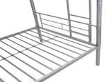 METAL BUNK BED WITH TRUNDLE SILVER W311120501
