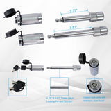 Alu Adjustable Trailer Drop Hitch,2inch receiver,6 inch adjustable W46537190