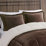 King Plush to Sherpa Down Alternative Comforter Set B035100493