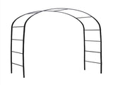 7'8" H x 4'5" W Metal Garden Arch Trellis,Adjustable Arbor Trellis for Garden Climbing Plants 55496277