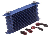 Universal AN10 13 Row Engine Trust Oil Cooler Kit & 7" Electric Cooling Fan 42763639