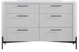 6 Drawer Dresser - White B2699P270988