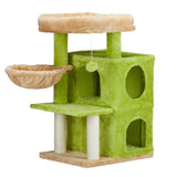 ZNTS 33 inch Cat Tree Cat Tower for Indoor Cats, Cat Activity Center Play House with Large Padded Perch, 75858687