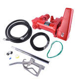 ZNTS Transfer of Gasoline Diesel Kerosene 12V 15 GPM Fuel Transfer Pump + Nozzle Kit 27750119