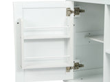 Kitchen Cart with Rubber wood Drop-Leaf Countertop ,Cabinet door internal storage racks,Kitchen 57726272