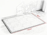 Extra Large 110" x 79" Baby Play Mat, 1.2" Thick Soft Crawling Mat, Non-Slip & Water-Resistant 00681046