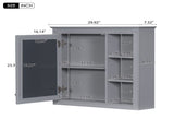 30'' x 28'' Medicine Cabinet, Wall Mounted Bathroom Storage Cabinet, Modern Bathroom Wall Cabinet WF318452AAE
