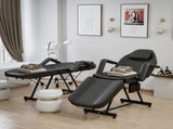 Professional Tattoo Bed Chair Massage Table with Storage Pocket and Towel Hook for Esthetician, 88001728