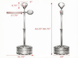 Free Standing Boxing Speed Bag with Reaction Bar Challenge, Suction Cups, Height Adjustable 25925528