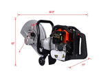 14-Inch 52cc 2 Stroke gas powered concrete Cut Off Saw Gasoline Grinder without blade W46527150