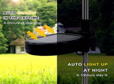 White 6-pack 120 LED 8-Mode Solar Fireworks Light, Outdoor Garden Waterproof Fireworks Light, Used 28148567