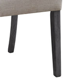 Beige and Grey Tufted Back Side Chairs B062P182735