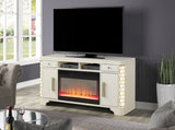 TV Stand With Electric Fireplace in Beige B00969712