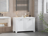 Tilt-Out Laundry Sorter Cabinet, Bathroom Storage Organizer white-AS Prohibited 20011717